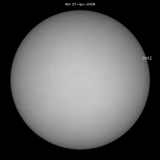 Sunspot regions