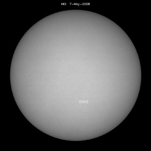 Sunspot regions