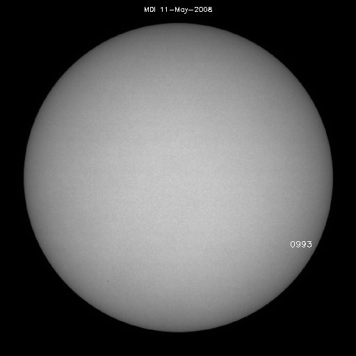 Sunspot regions