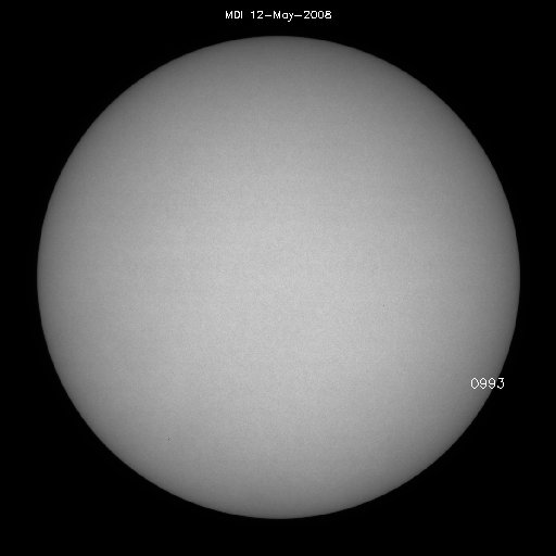 Sunspot regions