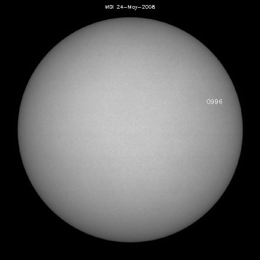 Sunspot regions