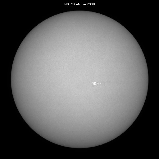 Sunspot regions