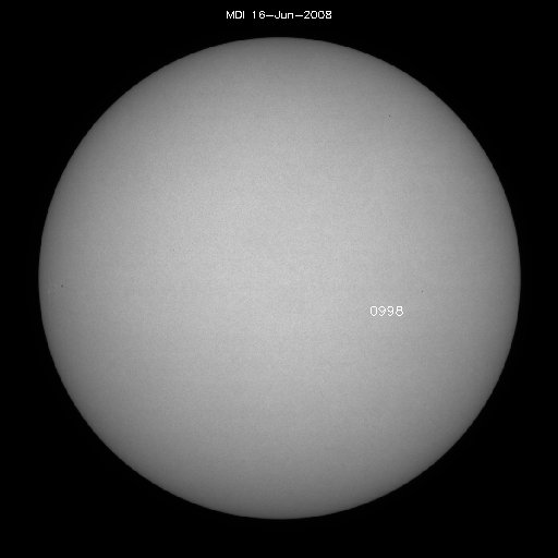 Sunspot regions