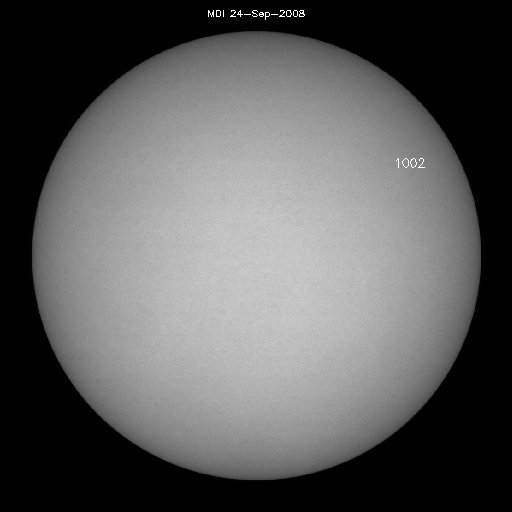 Sunspot regions