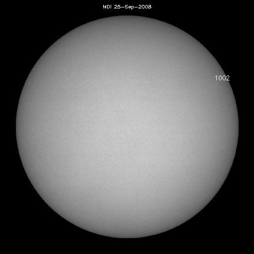 Sunspot regions