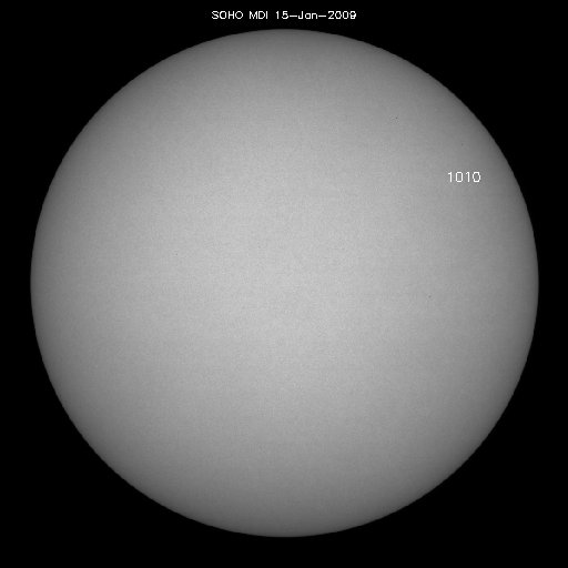 Sunspot regions