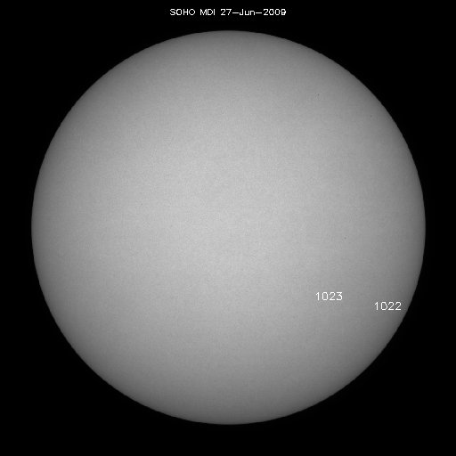 Sunspot regions