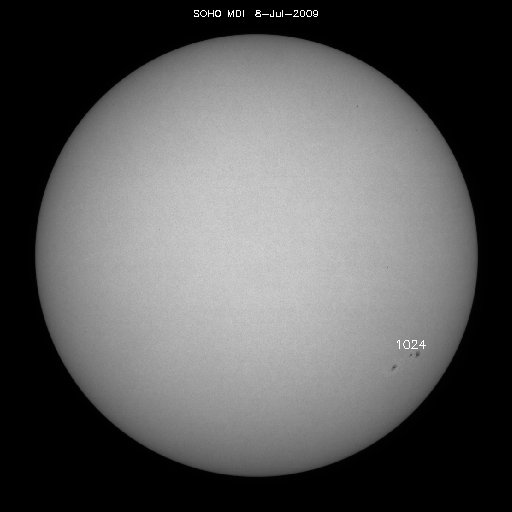 Sunspot regions