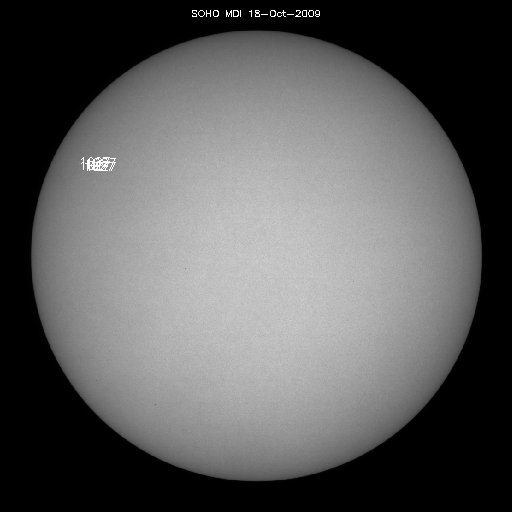 Sunspot regions