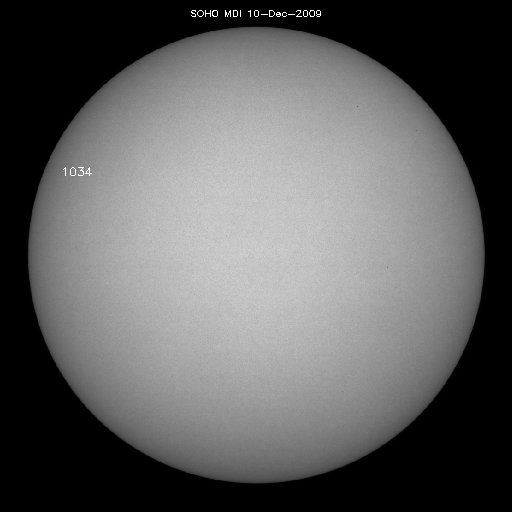 Sunspot regions