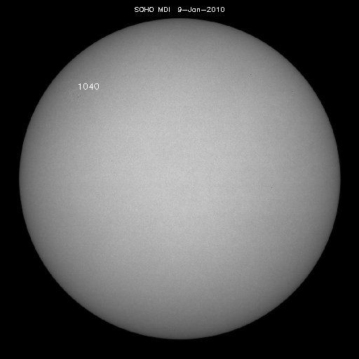 Sunspot regions