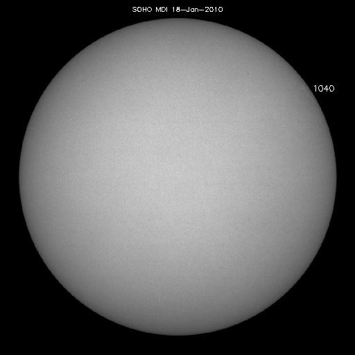 Sunspot regions