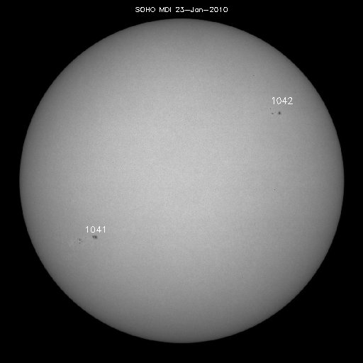 Sunspot regions