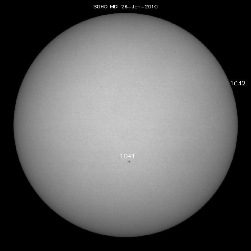 Sunspot regions