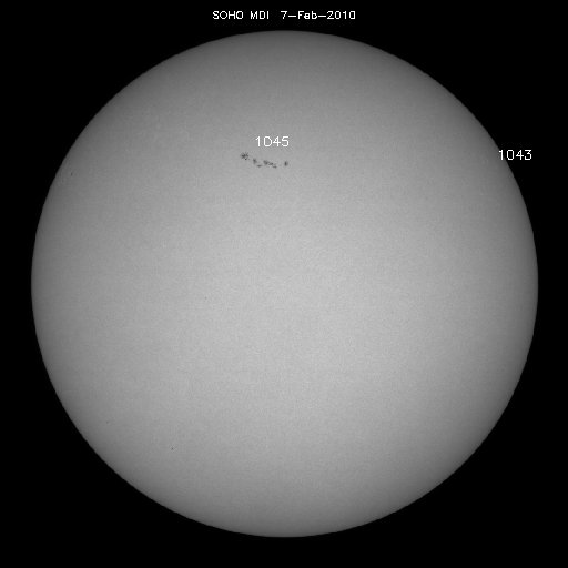 Sunspot regions