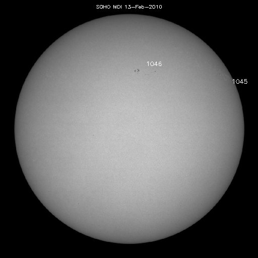 Sunspot regions