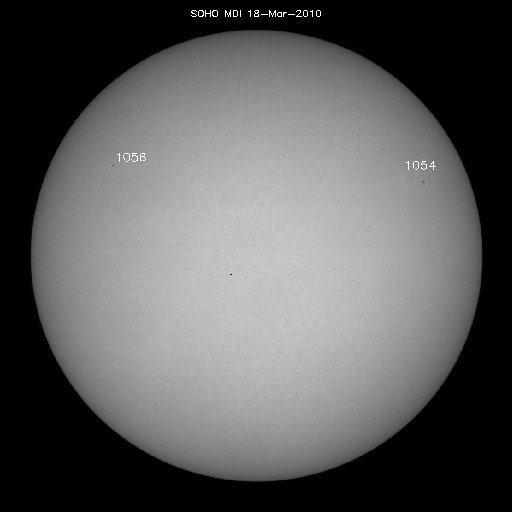 Sunspot regions