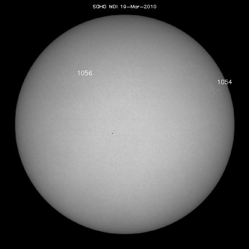 Sunspot regions