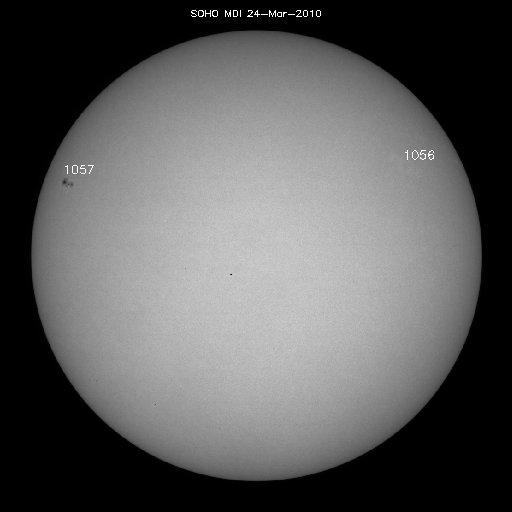 Sunspot regions