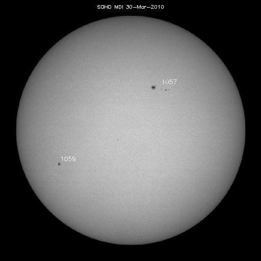 Sunspot regions