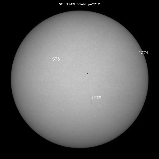 Sunspot regions