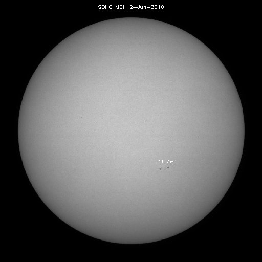 Sunspot regions