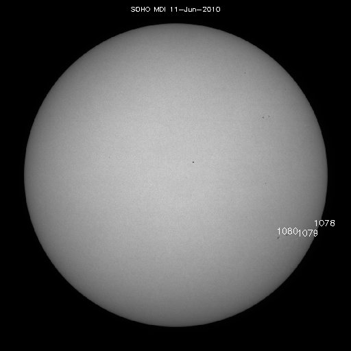 Sunspot regions