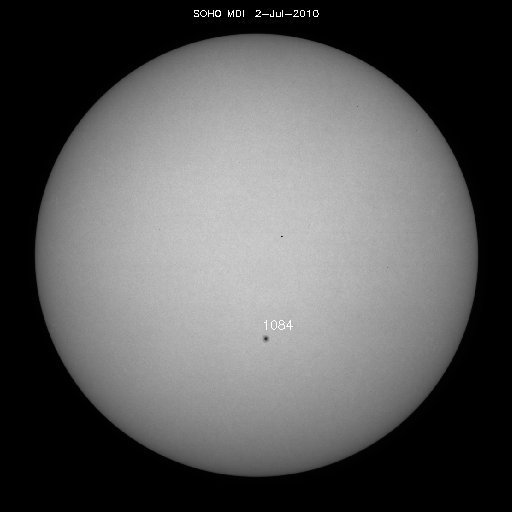 Sunspot regions