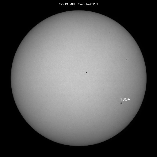 Sunspot regions