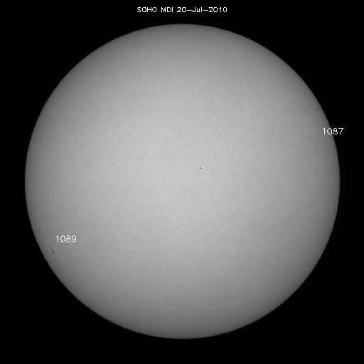 Sunspot regions