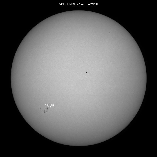 Sunspot regions