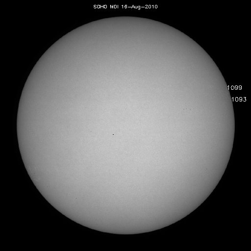 Sunspot regions