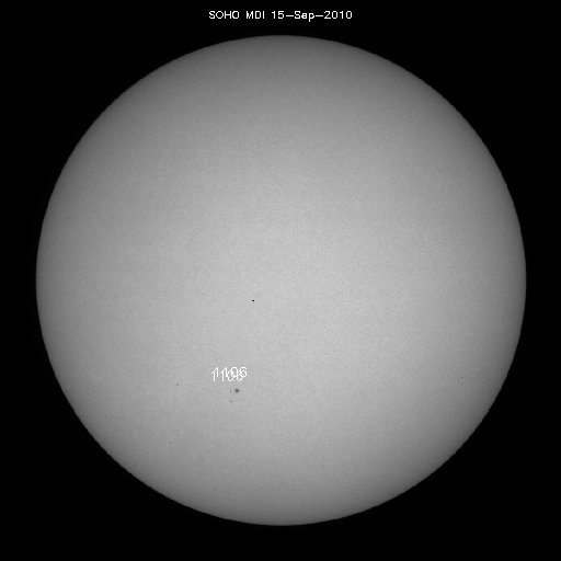 Sunspot regions