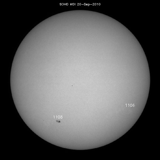 Sunspot regions