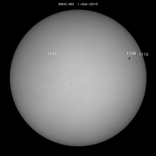 Sunspot regions