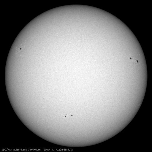 Sunspot regions