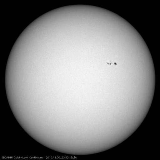 Sunspot regions