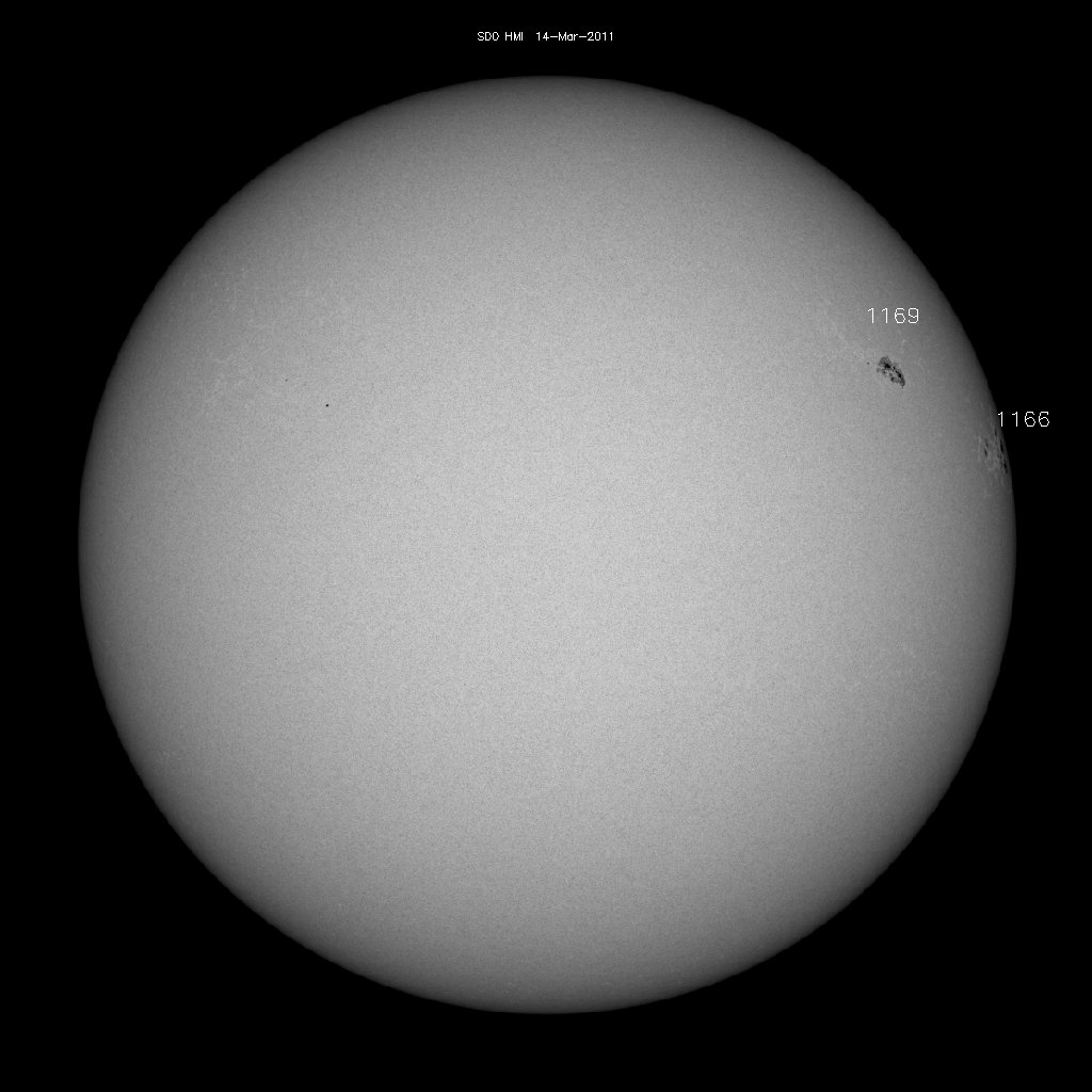 Sunspot regions