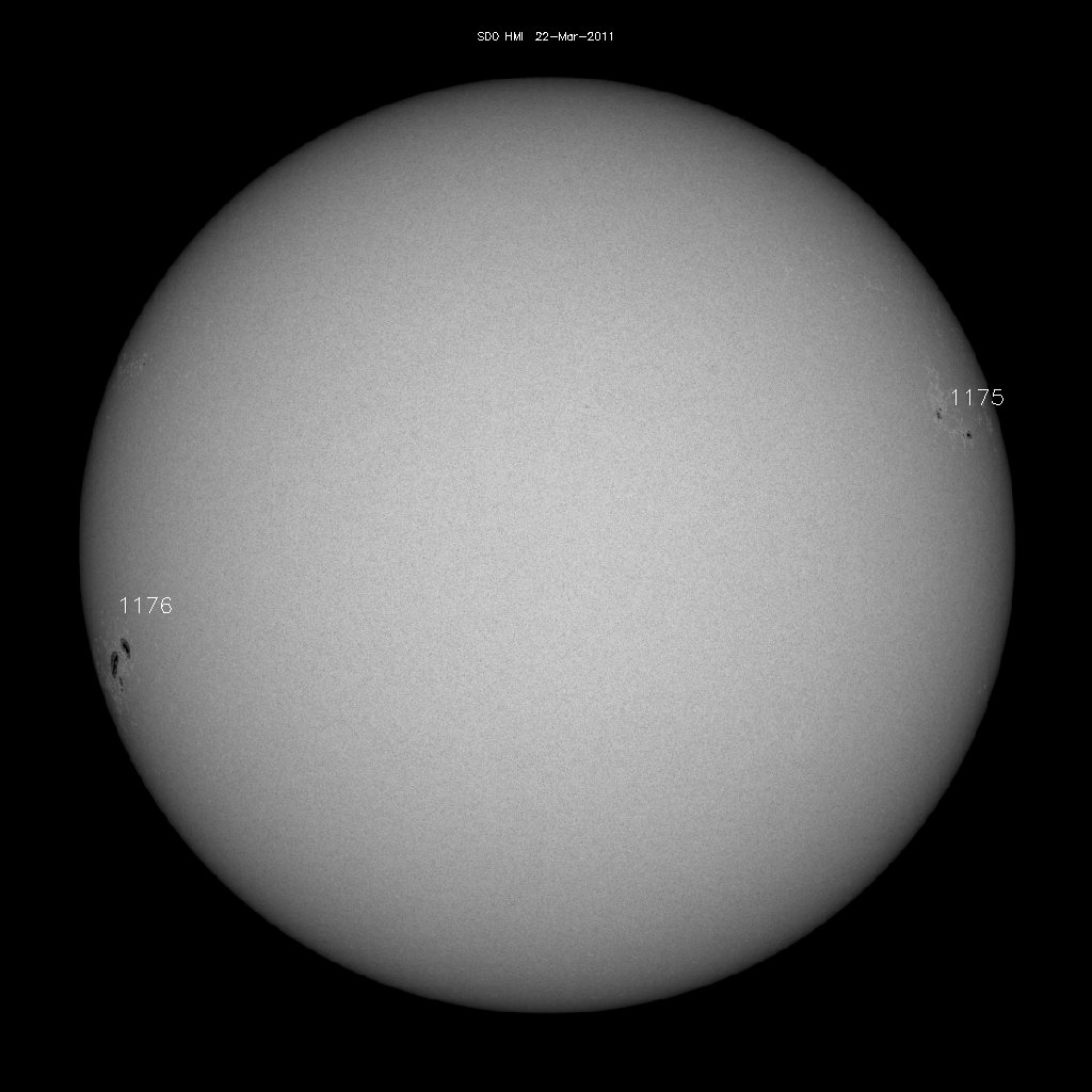 Sunspot regions