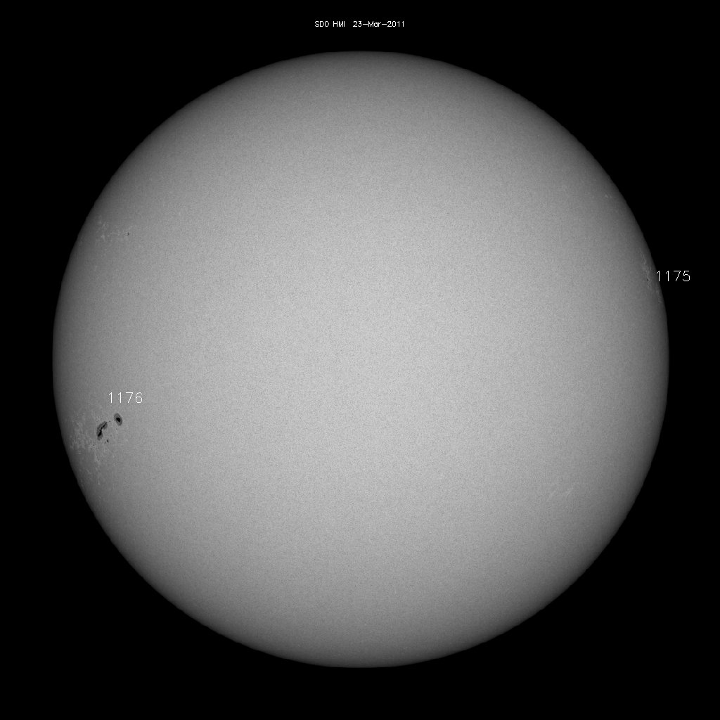 Sunspot regions