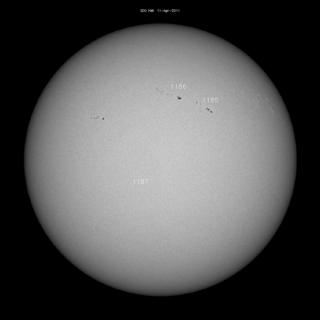 Sunspot regions