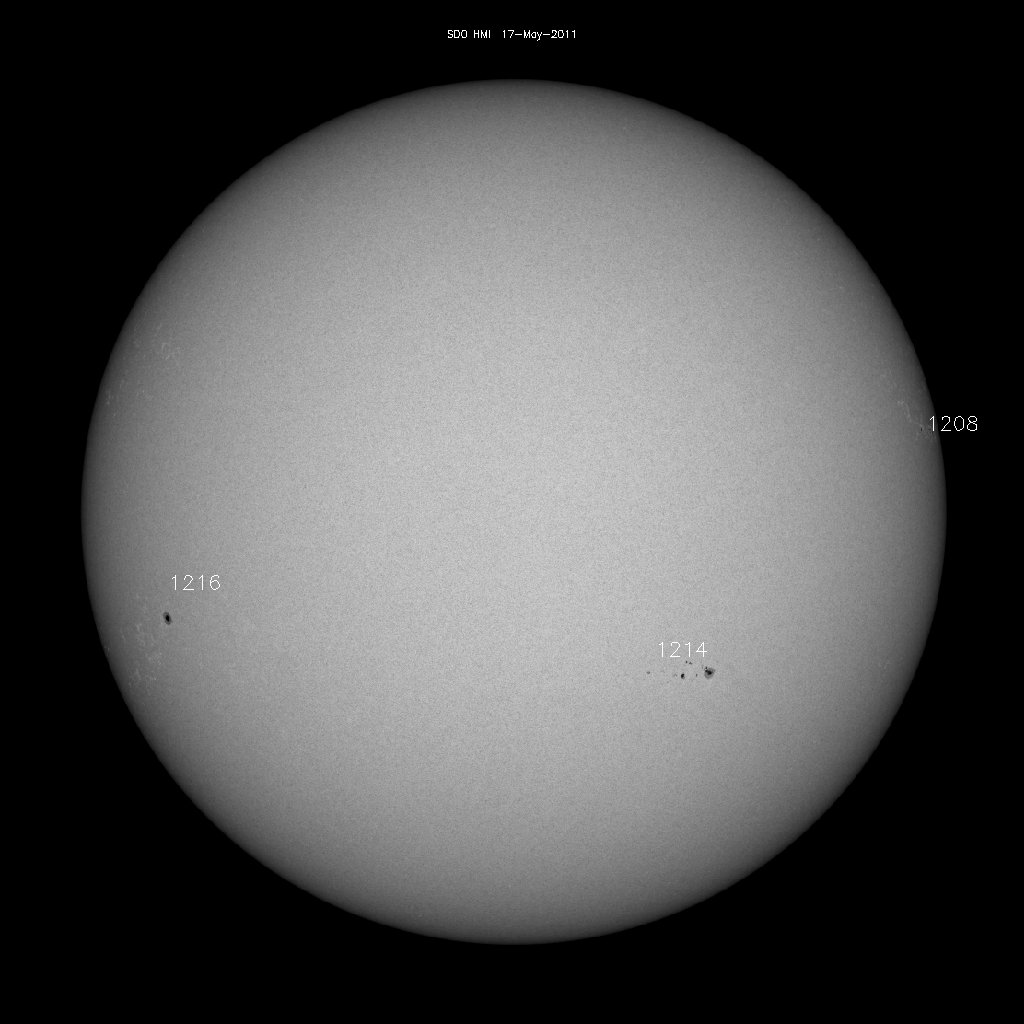 Sunspot regions