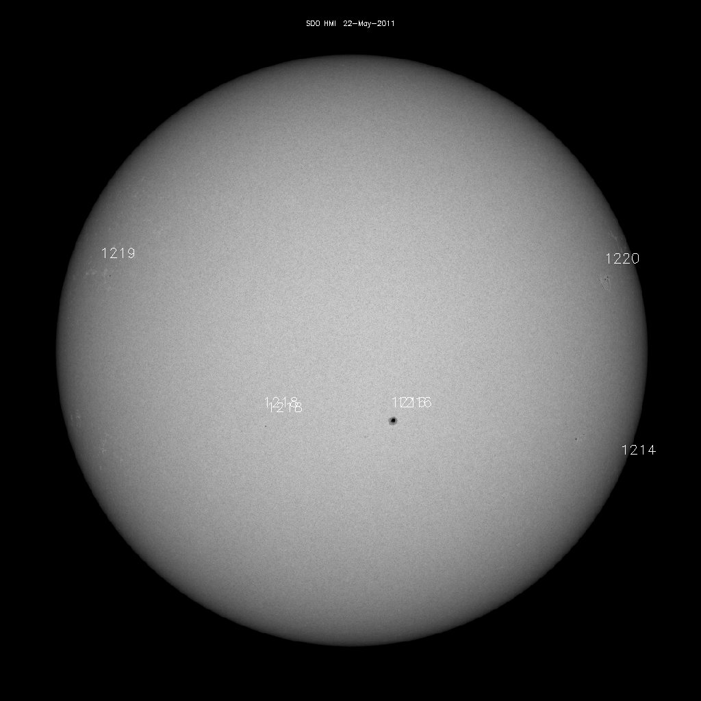 Sunspot regions