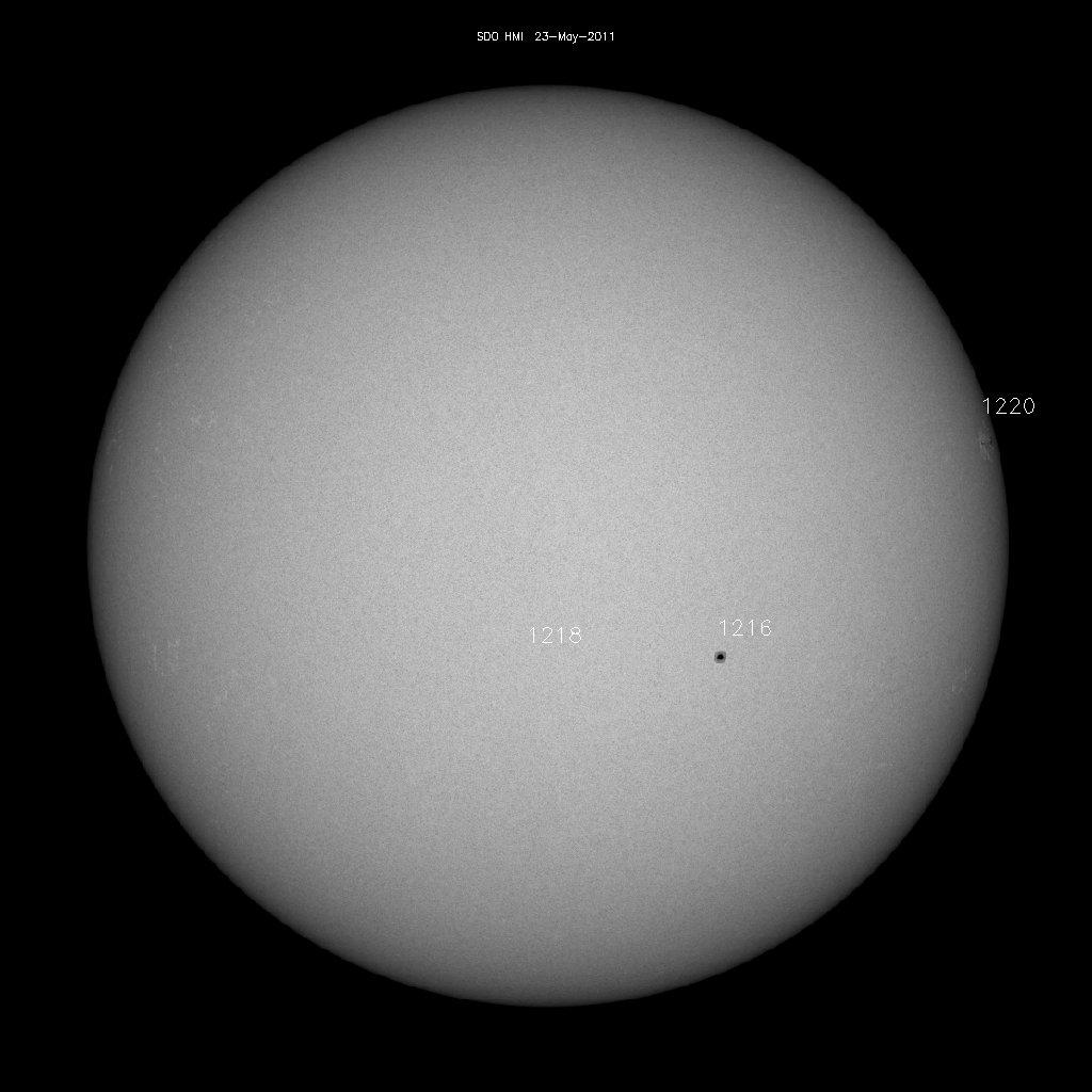 Sunspot regions