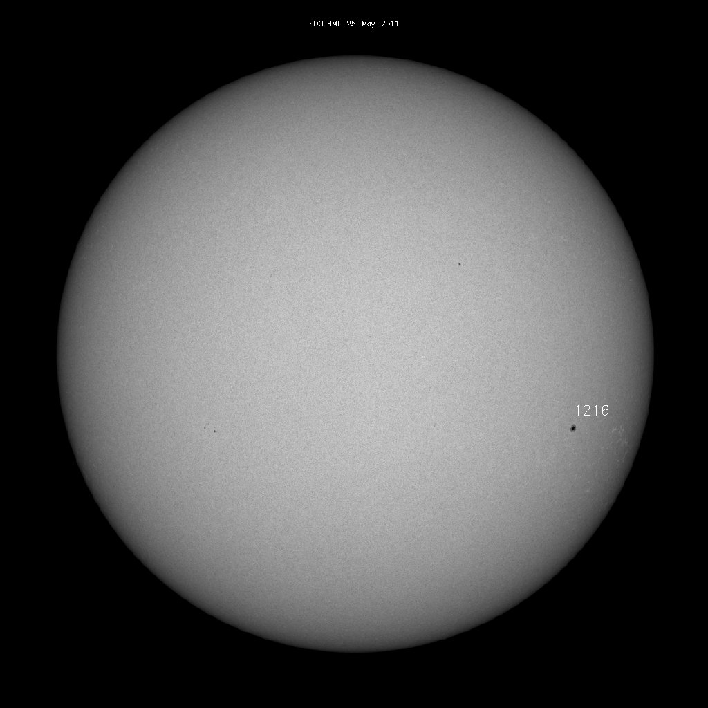 Sunspot regions