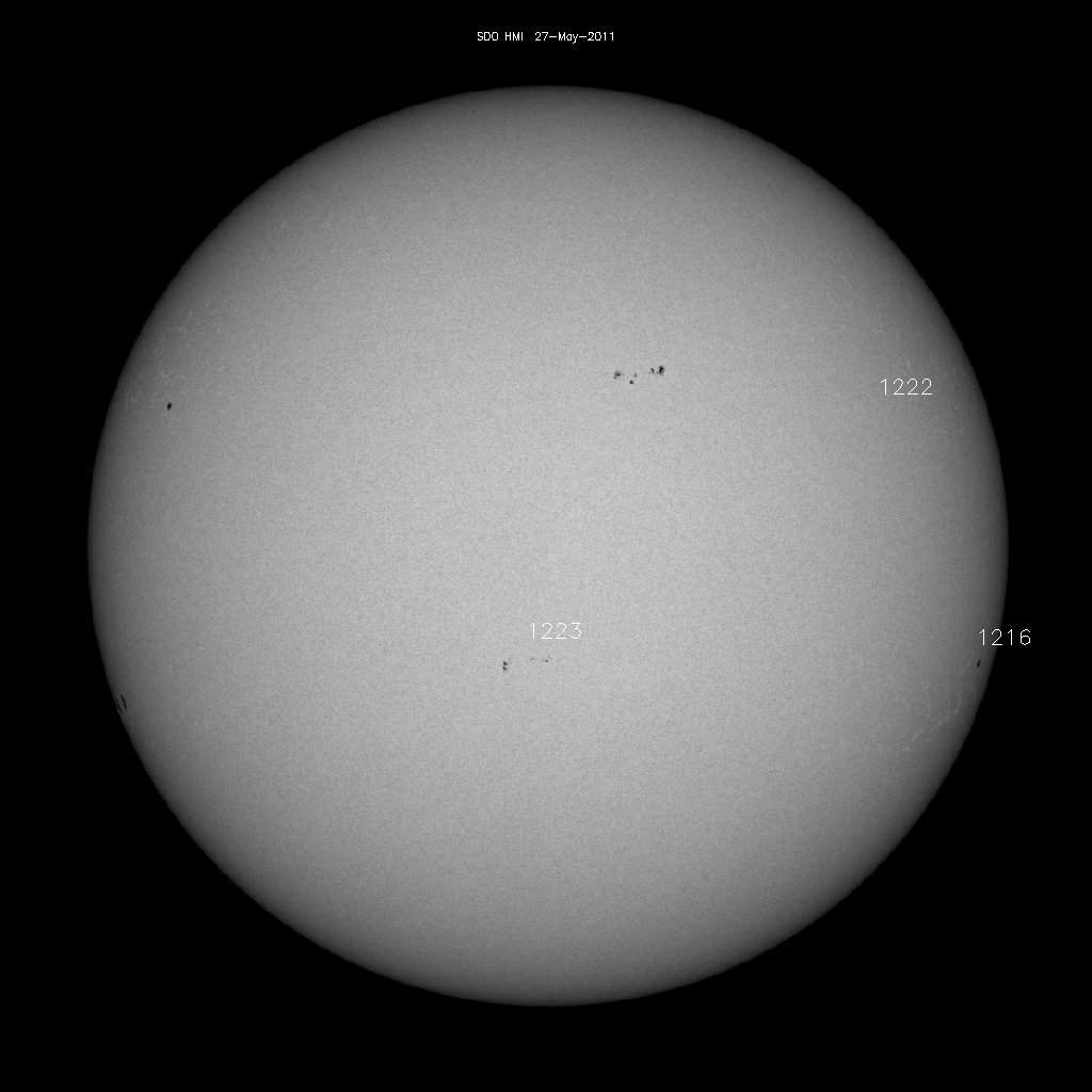 Sunspot regions