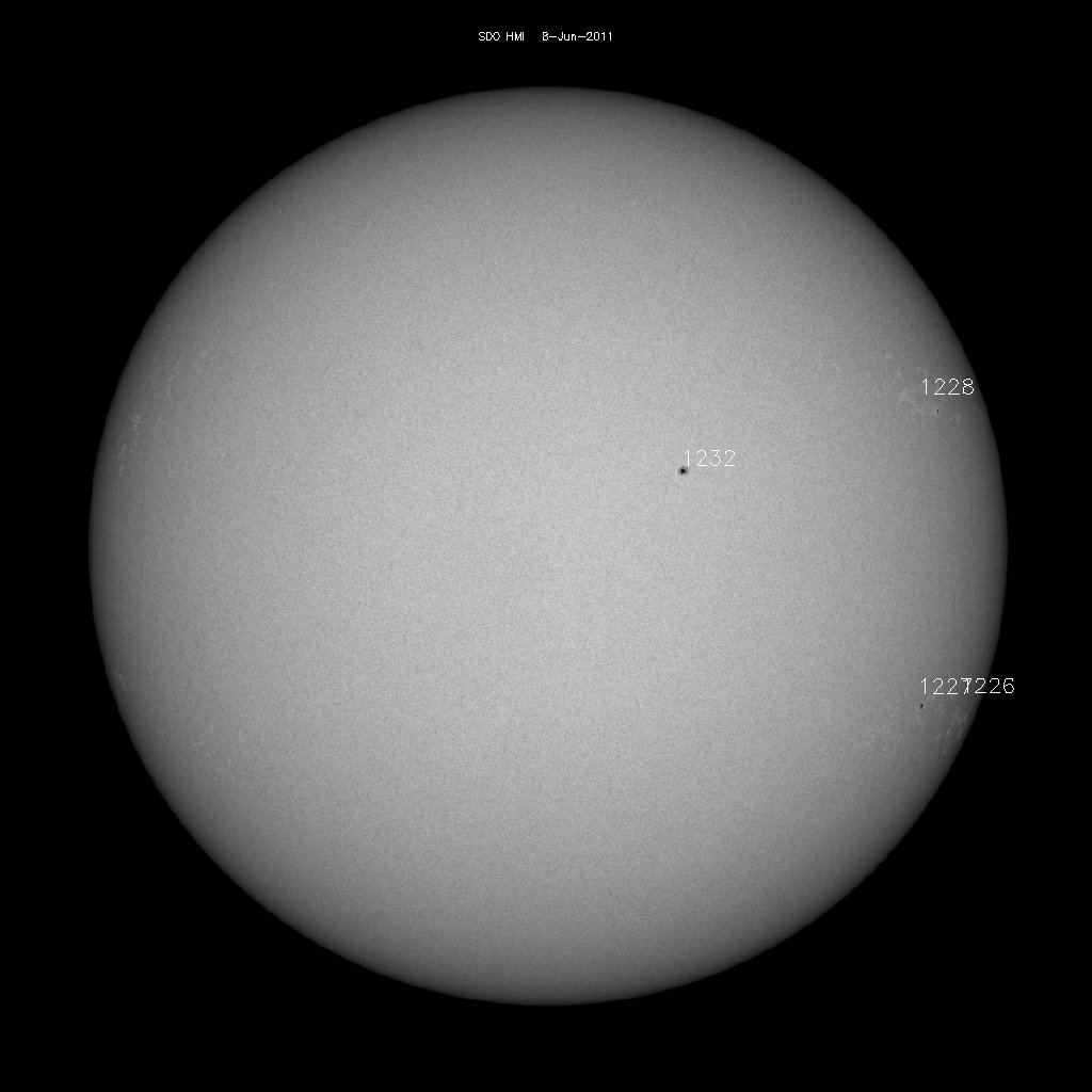 Sunspot regions