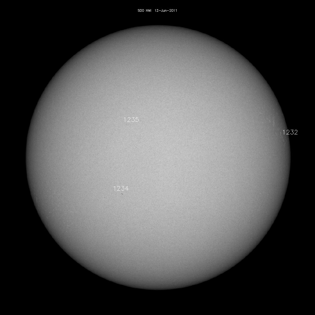 Sunspot regions