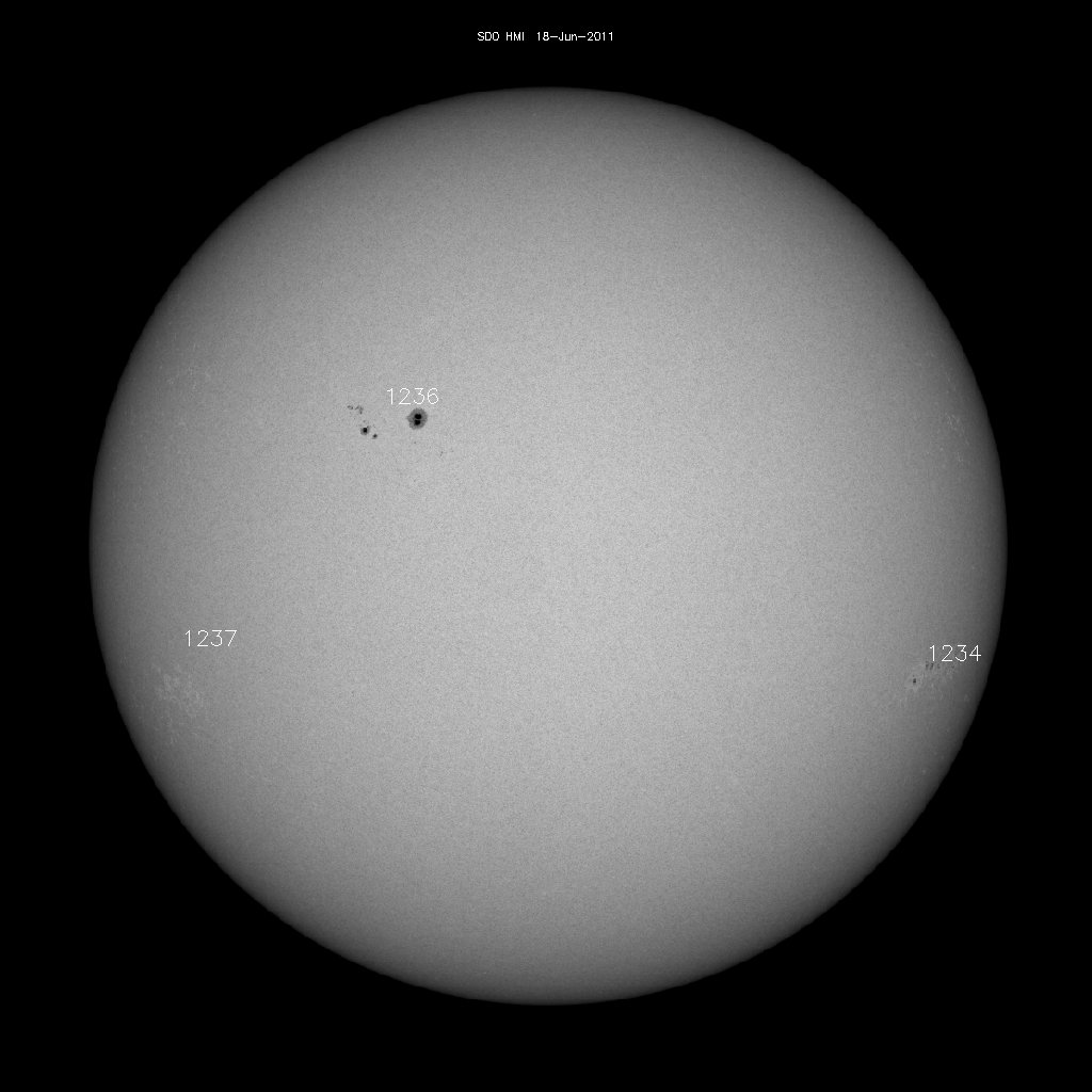 Sunspot regions