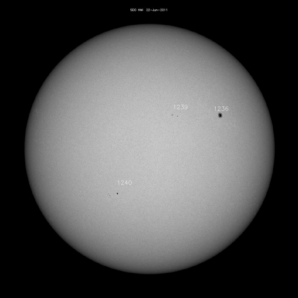 Sunspot regions